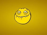 pic for Yellow Trollface Smile 